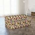 thumbnail image 4 of City Foldable Mattress, Metropolitan Architecture Art, 78.7" x 47.2", Multicolor, by Ambesonne, 4 of 6