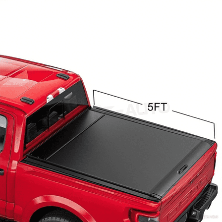 Rear 5FT Durable Retractable Hard Tonneau Cover For Toyota Tacoma 2016-2025 US