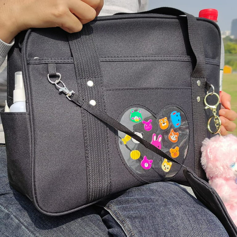 Heart Kawaii ITA Japanese Bag Anime Sticker & kawaii wallet purse cute  backpacks for teen girls trendy stuff gift ideas book bags tote anime  backpack kawaii accessories cheap Laptop Handbag Pink 