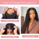 thumbnail image 5 of Wigs Bugtum, cabello humano sin pegamento, onda profunda, 5 x 5 pulgadas, encaje HD, 22 pulgadas, 5 of 6