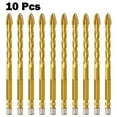 thumbnail image 1 of MYG Hex Cross Triangle Drill Bit For All Ceramic Vitrified Tile Glass Marble Granite, 1 of 9