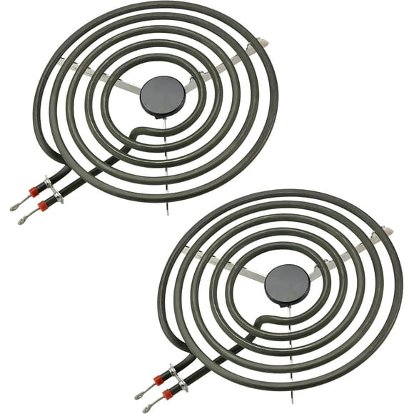 2 Pack MP21YA (8") Electric Range Burner Element Unit Set Replacement Fit for Frigi-daire Whirl-pool Ken-more May-tag Stove Top Burner Replace WPY04100166, 4381750, Y0E00801799, 19950009 By