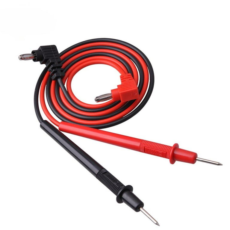 28" Multimeter Test Lead Probe Wire Cable Pair Banana Plug for Dc Power Supply Walmart.com