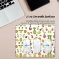thumbnail image 5 of Strawberry Pineapple MultiSize Rubber Lock Edge Mouse Pad Horizontal Office Writing Pad Suitable for Home Laptops, Etc. A Versatile Addition to Any Desk, 5 of 6