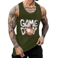 thumbnail image 1 of JAKANYQ Gilet pour Hommes Vêtements de Course d'Été Imprimé Baseball Style Rue, m, 1 of 4
