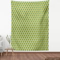 thumbnail image 4 of Geometric Fabric by the Yard, Rhombus Tribal Inspired, Decorative Upholstery Fabric for Sofas and Home Accents, Yellow Seafoam Cream by Ambesonne, 4 of 5