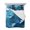 Blue, variant on Blue Butterfly Queen Size Down Alternative Comforter, Lightweight Comforter Quilt Bedding Set with Pillow Shams Modern Elegant Water Ripples All Seasons Bed Comforter Duvet Insert 90"x96"