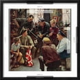 thumbnail image 5 of Art.com Homecoming Marine, October 13,1945 Giclee Print by Norman Rockwell, Black Frame Wall Art, 21" x 21", 5 of 5