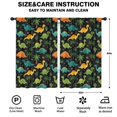 thumbnail image 2 of Blackout Kids Curtains,Black Colorful Dinosaurs Pattern Childrens Insulated Curtains Set Of 2,Bedroom Essentials,Toddler Room Decor 52"x84", 2 of 5