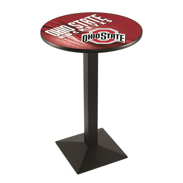 Holland Bar Stool L217B3636OhioSt-D2 36 Po Ohio State Buckeyes Table de Pub avec 36 Po en Haut