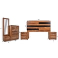thumbnail image 4 of Recamara KS 5 Piezas Wenella Nogal y Negro - Kessa Muebles, 4 of 5