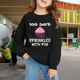 thumbnail image 2 of Ruyang The 100th Day Of School Sweatshirts Girls Cute Graphic Preppy Pullover Sweatshirt Oversized Back To 𝐒chool Shirt, 2 of 7