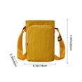 thumbnail image 3 of Crossbody Bag Small Multi Pocket Adjustable Strap Water Resistant Organizer Shoulder Bag Lightweight Daily Use Travel Work Commute Outdoor Essential Bag For Men Women Hands Free Carry, 3 of 6