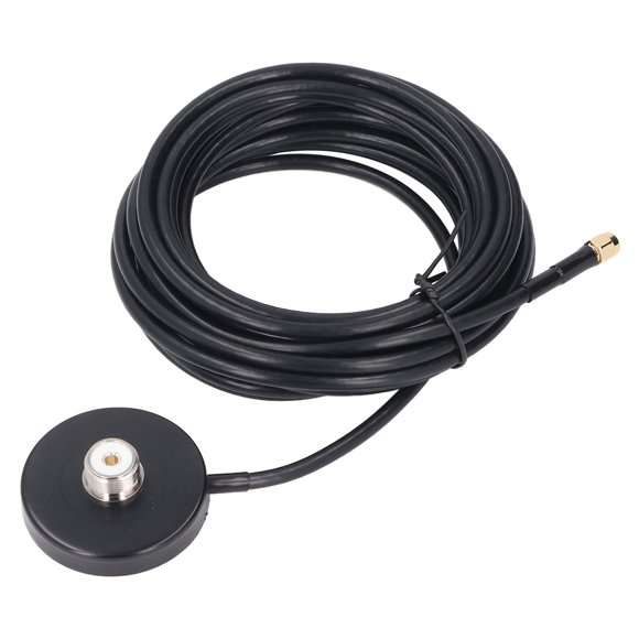 Base De Antenas Magnéticas Para Automóvil, Base De Antenas Magnéticas Estable Resistente Al Agua Accesorio Seguro SMA Macho A PL 259 SO 239 UHF Hembra Para Radio