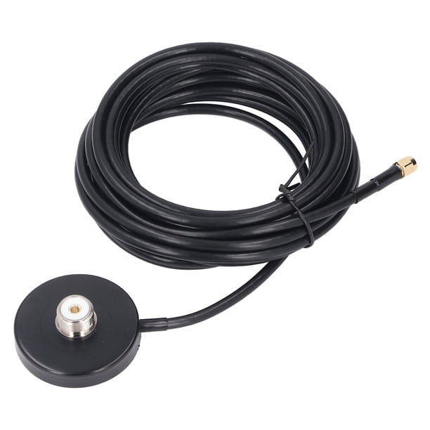 Base De Antenas Magnéticas Para Automóvil, Base De Antenas Magnéticas Estable Resistente Al Agua Accesorio Seguro SMA Macho A PL 259 SO 239 UHF Hembra Para Radio