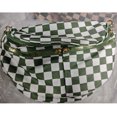 thumbnail image 1 of Bolso Hombro Amplio Cuadros Bandolera Deportivo Casual (Bean) Rojo Verde, 1 of 1
