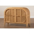 thumbnail image 4 of bali & pari Ovalet 2-Door Modern Rattan Sideboard in Natural Brown, 4 of 11