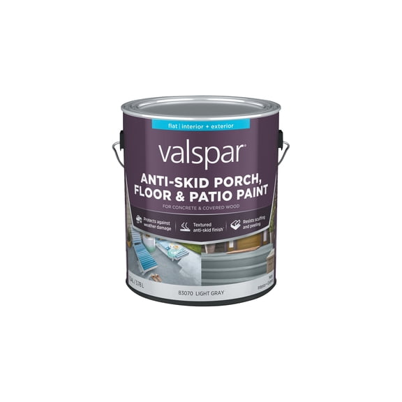 Valspar Anti-Skid Latex Paint 1 Gal. Concrete Paint - Pack of 1