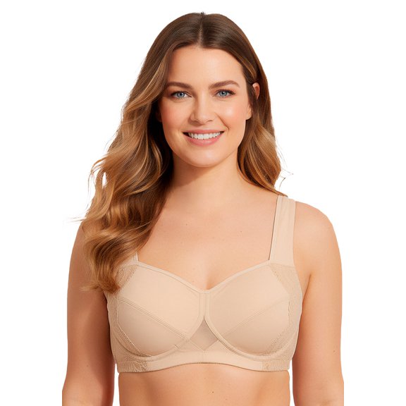 Comfort Choice Women's Plus Size Full Coverage Side Wire Bra