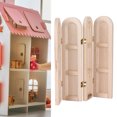 thumbnail image 4 of Muebles En Miniatura EOTVIA Mini Pantalla De Madera Plegable 12,5 x 12,1 cm, 4 of 7