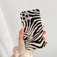 thumbnail image 2 of Gimfun, funda de teléfono con patrón de cebra de dibujos animados para IPhone 11 14 13 Pro Max 12 7Plus X XR Xsmax, funda trasera de cuero con leopardo a prueba de golpes 14 Tan Jianjun unisex, 2 of 2