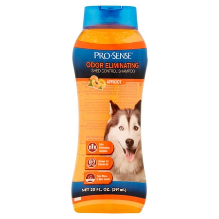 Pro-Sense Odor Eliminating Shed Control Shampoo, Apricot Scent, 20 oz