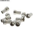 10Pcs 755 F Connector Screw On Type For RG6 Satellite TV Antenna Coax