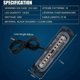 thumbnail image 4 of Nuevo 4d, 4 piezas, 10 LED Flash, barra de luz de emergencia naranja, flash automático, luz de rejilla de 12 V y 24 V, flash de seguridad, 4 of 5