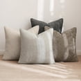 thumbnail image 5 of XmhyTop-A Juego de 2 fundas de almohada decorativas en gris y blanco de 45 x 45 cm, estilo bohemio moderno para dormitorio y sala de estar., 5 of 5