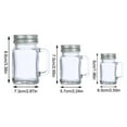 thumbnail image 4 of Mason Jar Cups, Mason Jars With Handle And Lids, Drinking Glasses Cups, Glass Mugs with Handles, 4 of 7