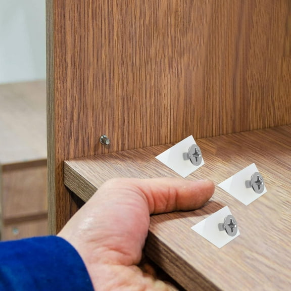 GOOHOCHY cabinet support Drawer Supports Wedges Iron Cabinet Components Furniture Repair 50pcs