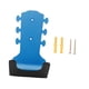 thumbnail image 5 of Soporte de pared para ukelele, colgador de pared para guitarra, ukelele, guitarra eléctrica y bajo. Azul, 5 of 9