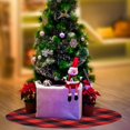 thumbnail image 4 of Faldón para árbol de Navidad Phedrew Buffalo, a cuadros, 38 cm, paquete de 2, 4 of 7