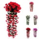 thumbnail image 4 of Gwong Decoración hogareña 1bunch pared colgante artificial violeta orquídea flor ratán planta cesta decoración Gwong 8110838, 4 of 6