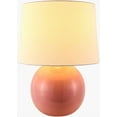 thumbnail image 5 of Livabliss Table Lamps, 20" Stellar Traditional Bedside Nightstand Table Lamp for Bedroom Living Room Office, Pink Body with White Shade (20"H x 19"W x 19"D), 5 of 6