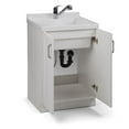 thumbnail image 2 of Simpli Home Kyle Armoire Lavabo de Lessive 24 Pouces en Blanc, 2 of 11