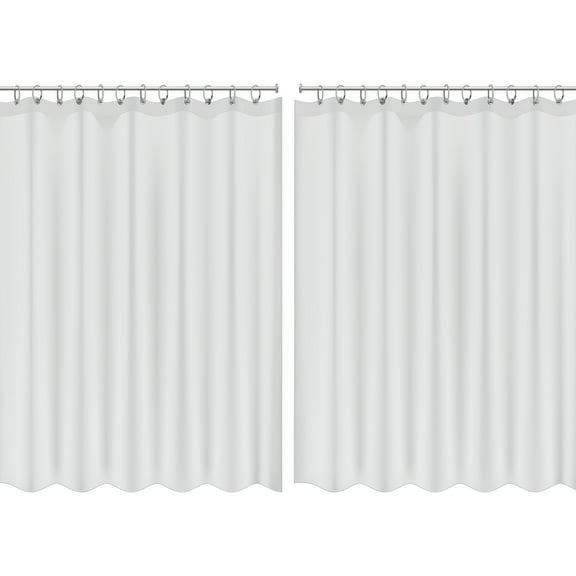 Bath Bliss Hotel Grade PEVA Shower Curtain Liner in Super Clear