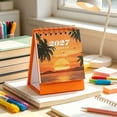 thumbnail image 4 of 2027 English Monthly Desktop Calendar With Standing Base for Home and Office, 4 of 6