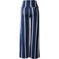 thumbnail image 3 of Women's Stretchy Wide Leg Palazzo Lounge Pants Casual Comfy High Waist Palazzo Pants, 3 of 9