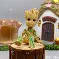 thumbnail image 1 of Groot-maceta de flores, pequeño árbol, hombre, Groot, figura de muñeca periférica de animé, caja ciega, adorno de coche de oficina, 1 of 5