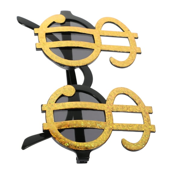 OUNONA Party Glasses Prank Glasses Decorative Party Eyewear Dollar Design Eyewares