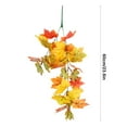 thumbnail image 3 of Thanksgiving Decoration Artificial Leaf Rattan Hanging Indoor Home Halloween Christmas Party Fireplace Decoration, 3 of 5