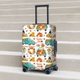 thumbnail image 5 of Travel Luggage Cover Protector - Fall Pumpkins And Sunflowers Anti-Scratch Suitcase Covers Fits 18-32 Inch Luggage, 5 of 5
