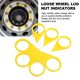thumbnail image 3 of Rueda 20PCS Indicadores De Tuercas De Rueda Sueltas Alta Visibilidad Amarillo Tuercas De Rueda De 33 Mm Flechas De Advertencia Visual Para Camiones Remolques Autobuses Tractores, 3 of 7