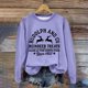 thumbnail image 3 of Gibobby Sudadera de Navidad para Mujer Otoño e Invierno Adecuado Navidad Estampado O Cuello Ajuste Tops Casual Manga Larga Camisas De Entrenamiento Blusa Suelta(Morado,G), 3 of 4