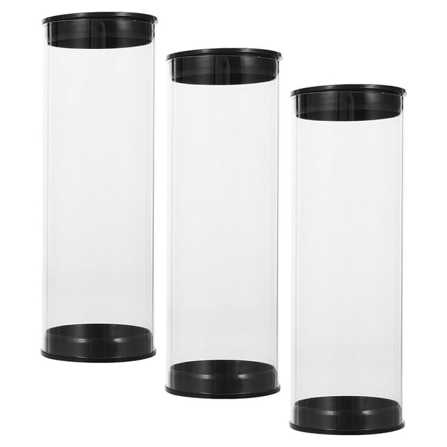KALLORY 3Ud Caja Para Almacenar Pelotas De Golf De PVC Transparente Y Resistente Para Uso Diario