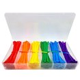 thumbnail image 2 of Lenitech 4 Bridas Multiusos (600 Piezas), Colores Surtidos, 2 of 2
