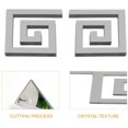 thumbnail image 4 of 10 Unids DIY Acrílico Pegatinas de Pared para la Habitación del Hogar Dormitorio Decoración Moderno Laberinto Espejo Pegatinas de Pared Decoración Pegatinas Extraíbles Pegatinas de Pared Calcomanías Namotu LKX-0565-2, 4 of 7