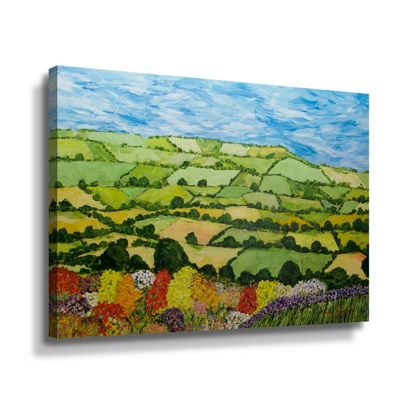 Artwall Summer Sunshine, Gallery Wrapped Canvas by Allan Friedlander