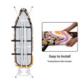 thumbnail image 5 of HELLHERO Ironing Board Cover Most Iron Boards Ironing Board Protector Cover Elastic Fasteners Polyester Adjustable Fastener(Mushrooms Daisies), 5 of 6